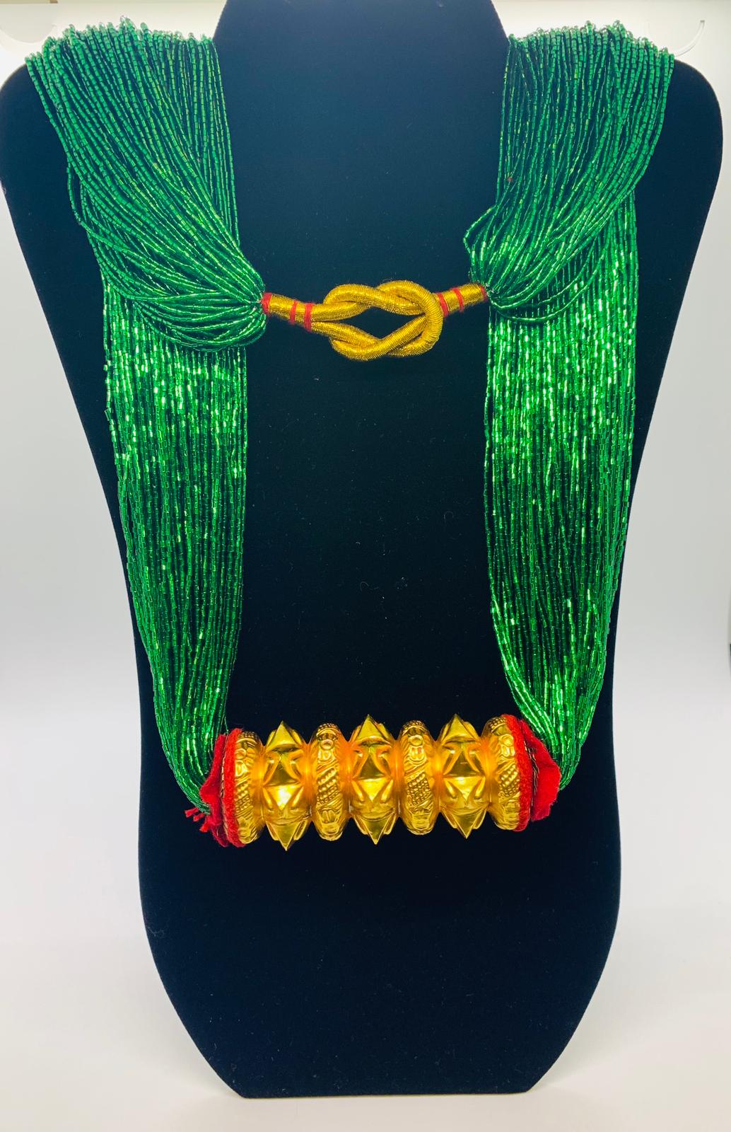 Gold Plated Chadke Tilahari
