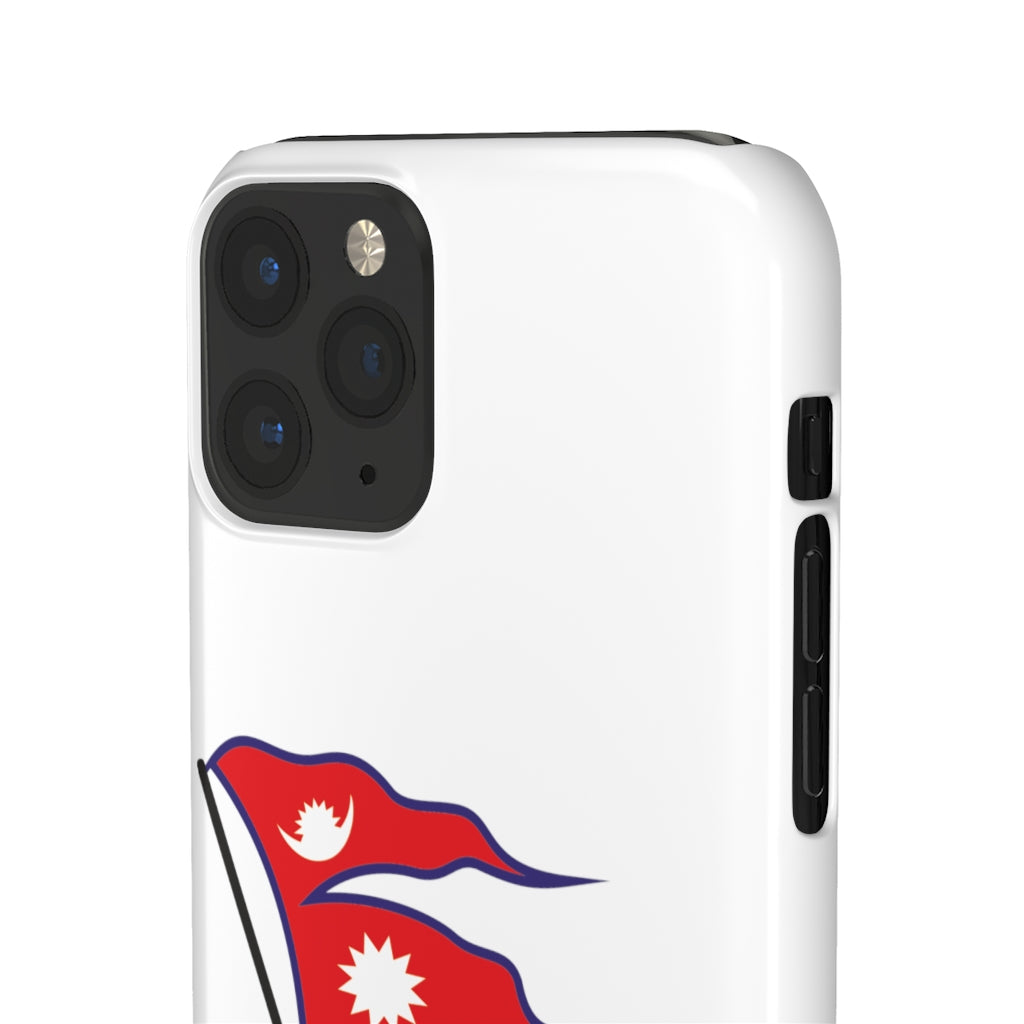 Light weight snap Phone Case with Nepali Flag