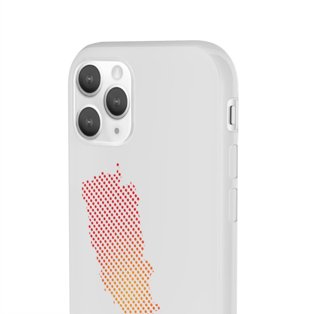 New Map of Nepal printed Flexi Phone Case