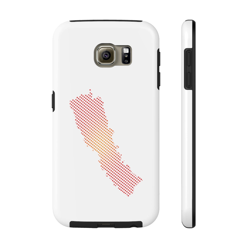 Touch and Light Weight Phone case with New Map of Nepal dots