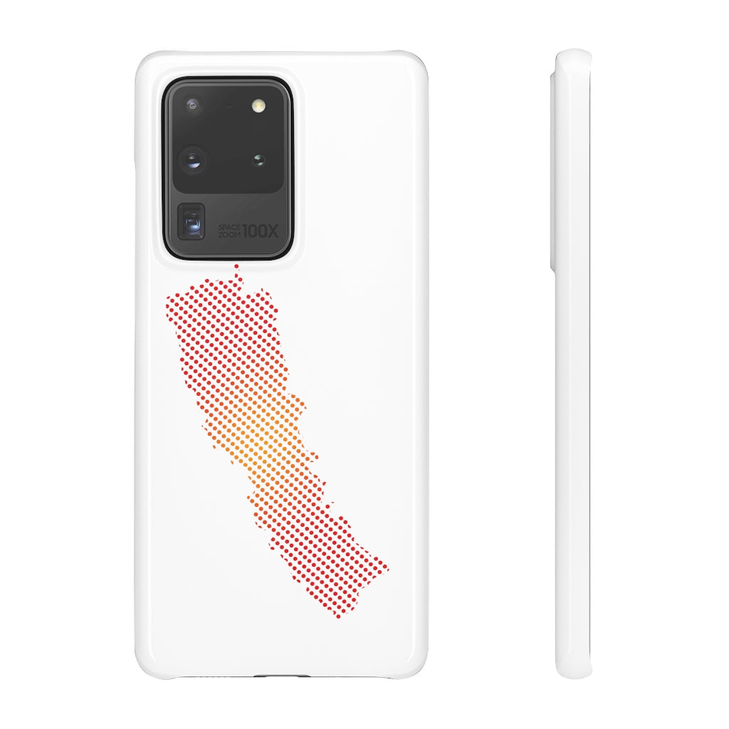 Slim Phone Case with Nepali New Map Dots पातलो