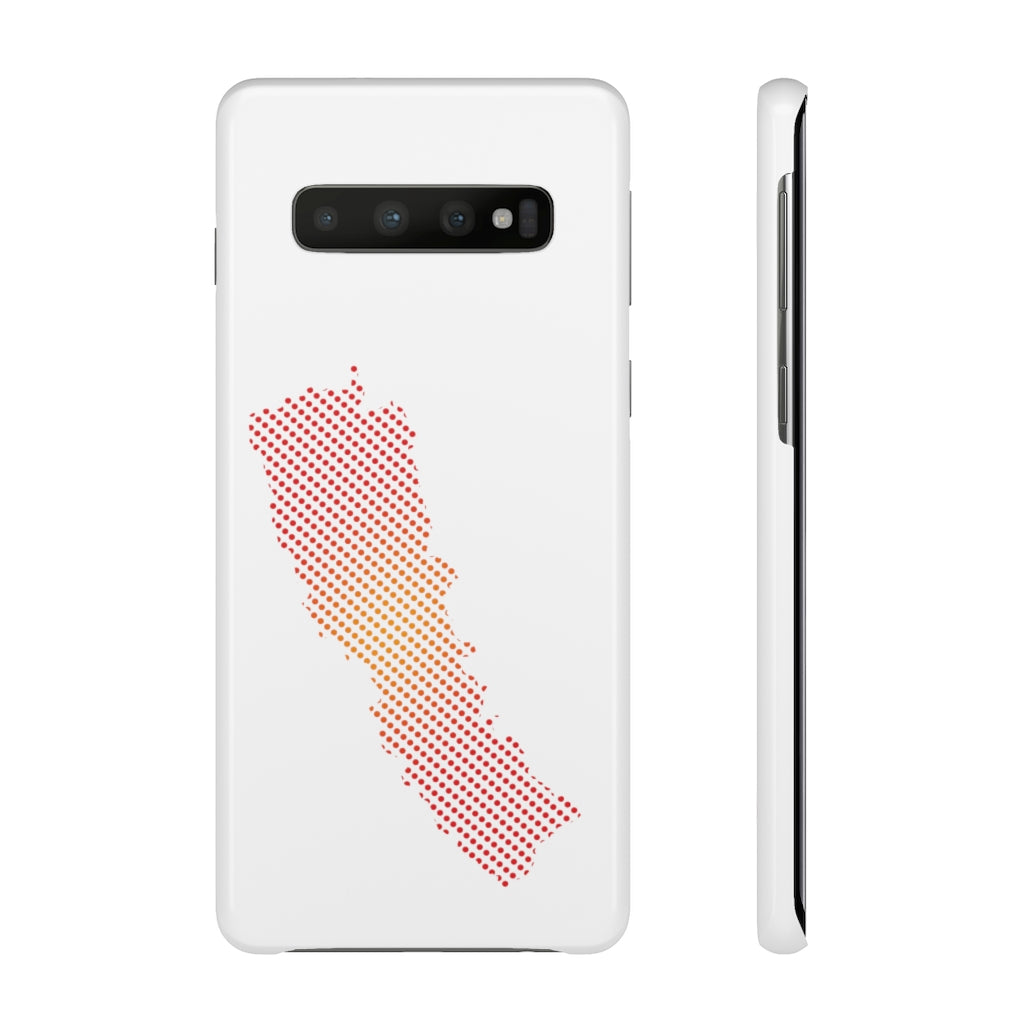 Slim Phone Case with Nepali New Map Dots पातलो