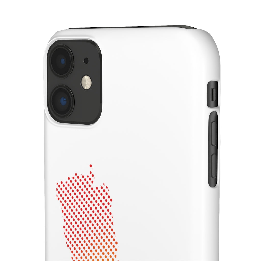 Slim Phone Case with Nepali New Map Dots पातलो