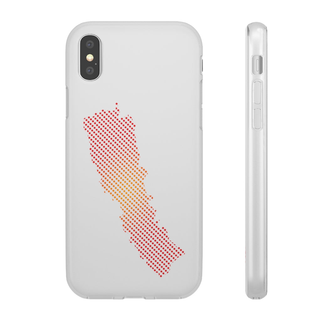 New Map of Nepal printed Flexi Phone Case