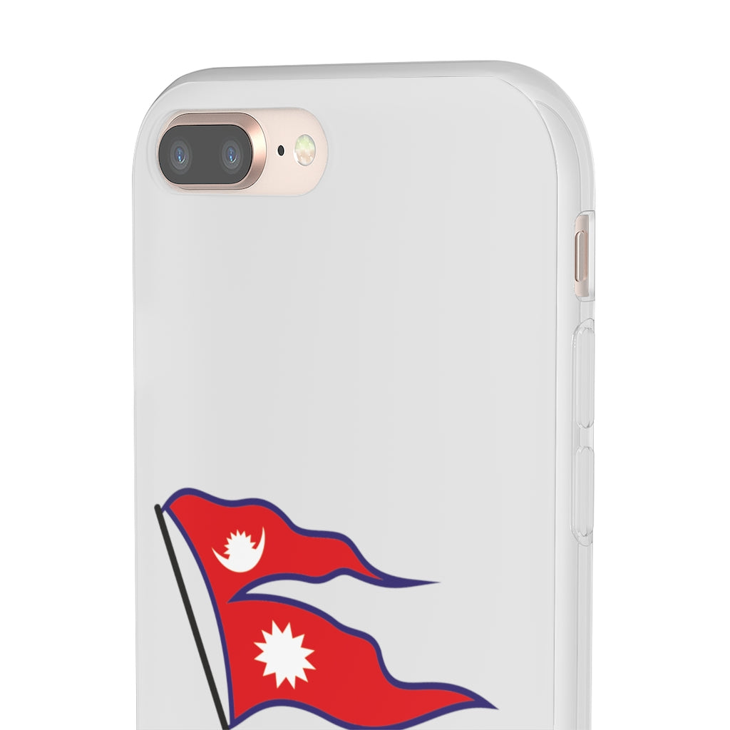 Flexi Phone Case with Nepali Flag