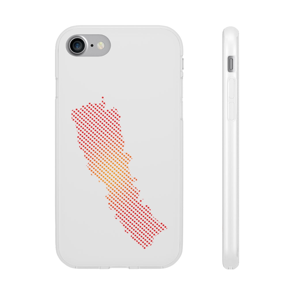 New Map of Nepal printed Flexi Phone Case