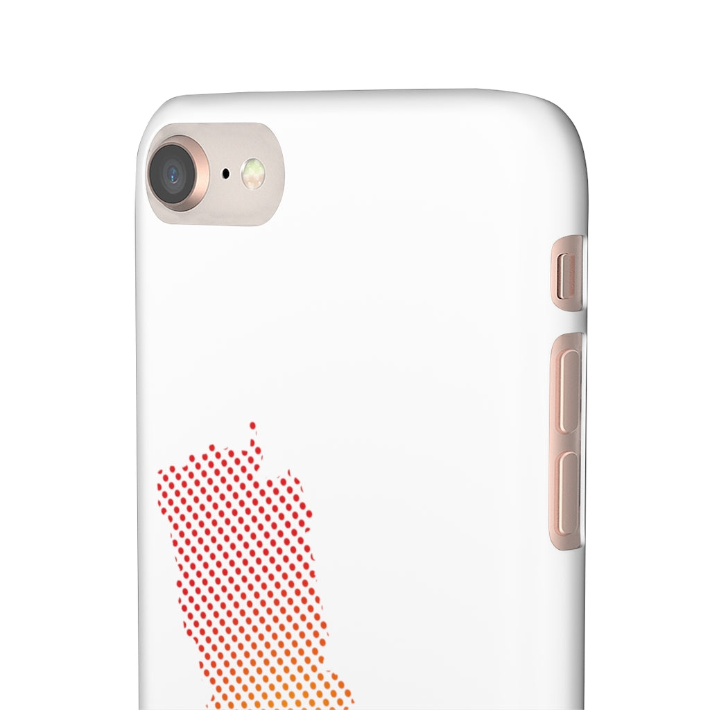 Slim Phone Case with Nepali New Map Dots पातलो