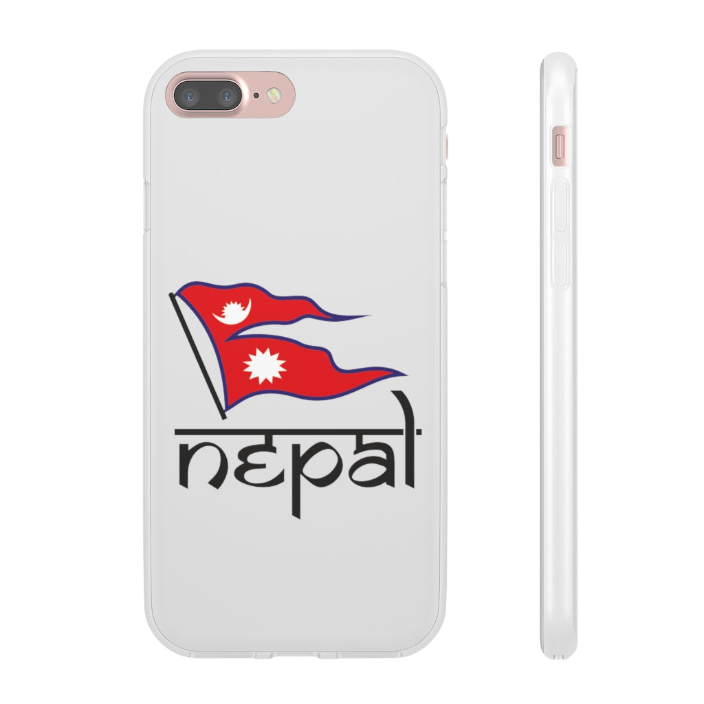 Flexi Phone Case with Nepali Flag