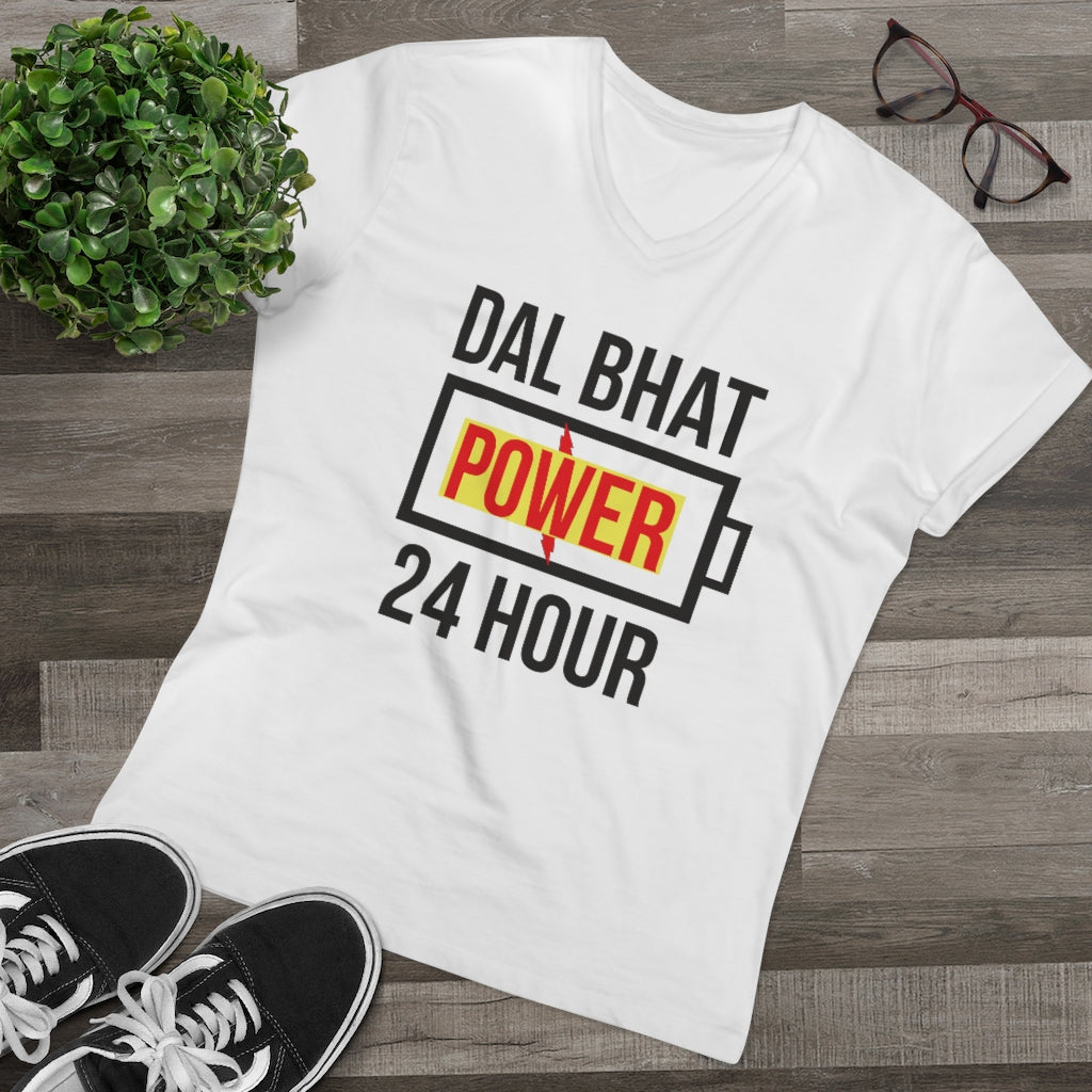 Men’s Presenter V-neck Dal Bhat Power T-shirt