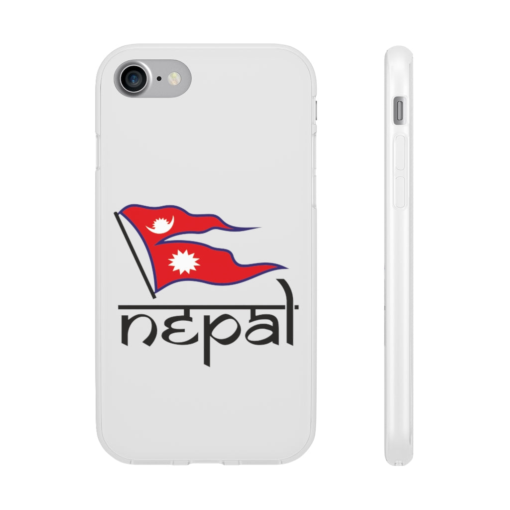 Flexi Phone Case with Nepali Flag