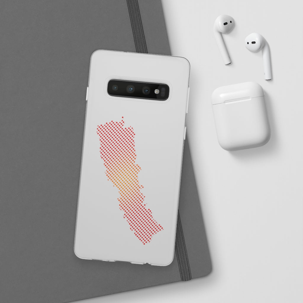 New Map of Nepal printed Flexi Phone Case