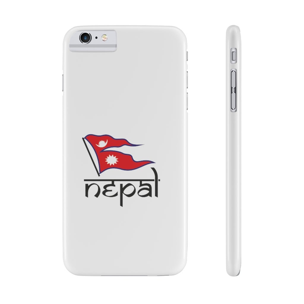 Flag of Nepal printed Super Slim Phone Case