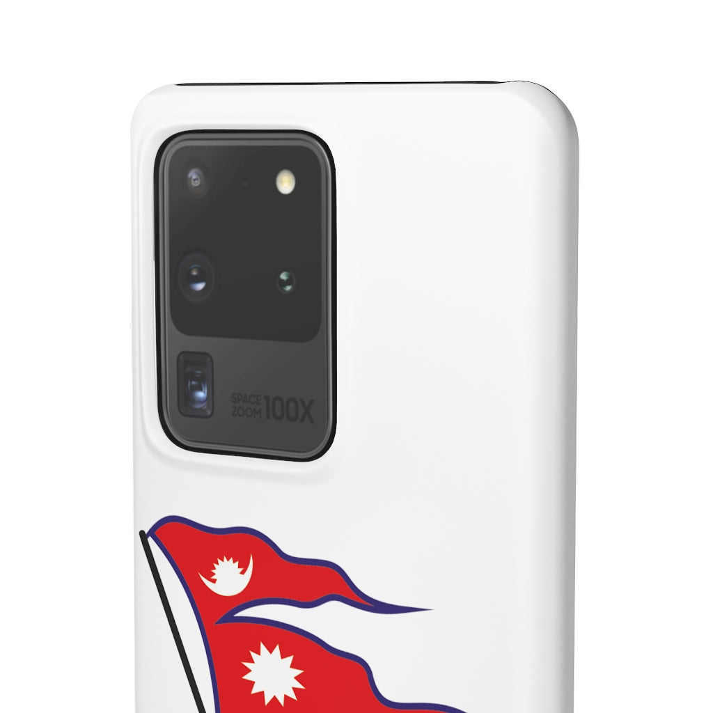 Light weight snap Phone Case with Nepali Flag