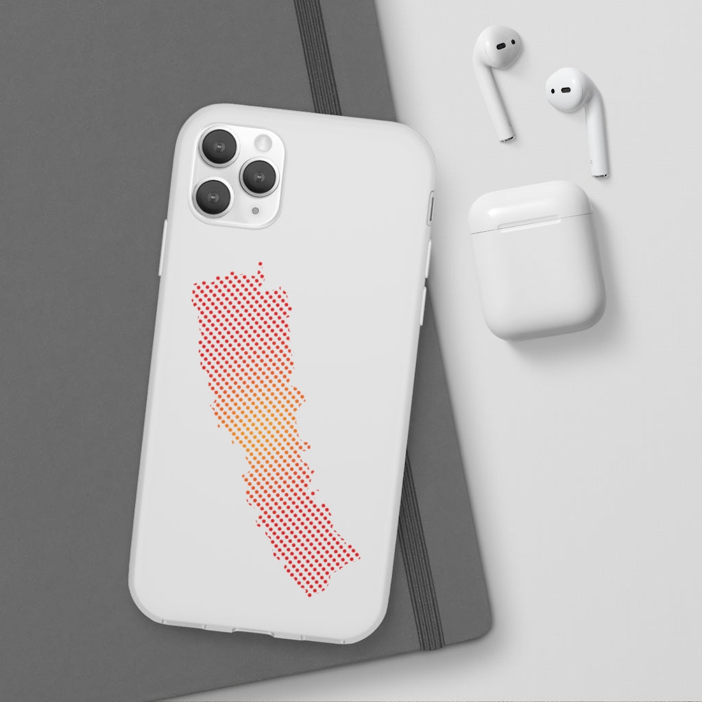 New Map of Nepal printed Flexi Phone Case