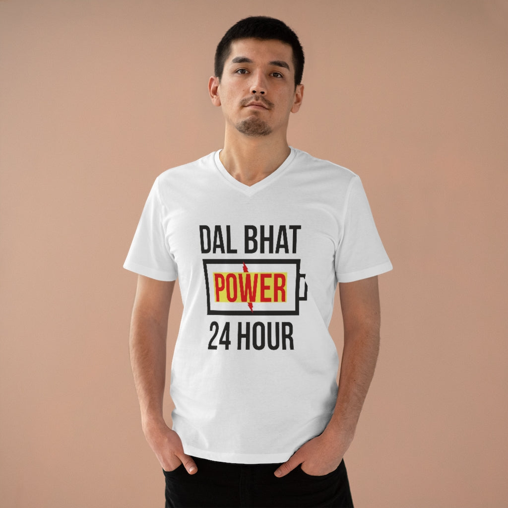Men’s Presenter V-neck Dal Bhat Power T-shirt