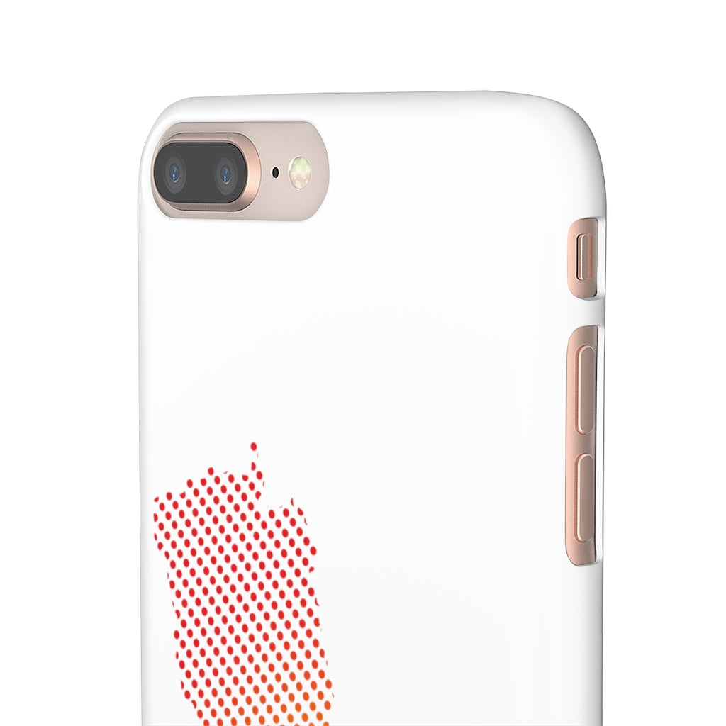 Slim Phone Case with Nepali New Map Dots पातलो