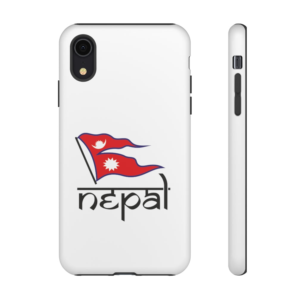 Nepali Flag printed Tough Premium Phone Case