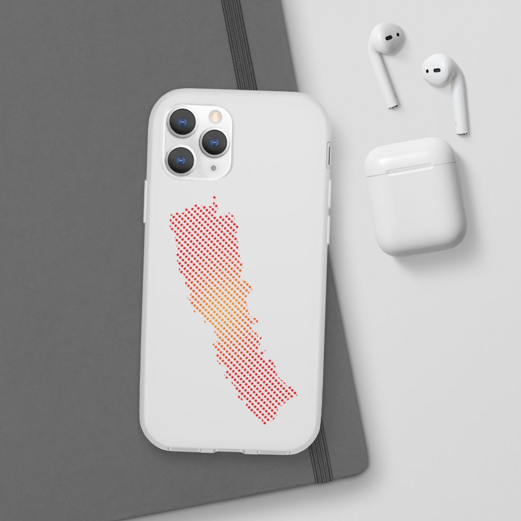 New Map of Nepal printed Flexi Phone Case