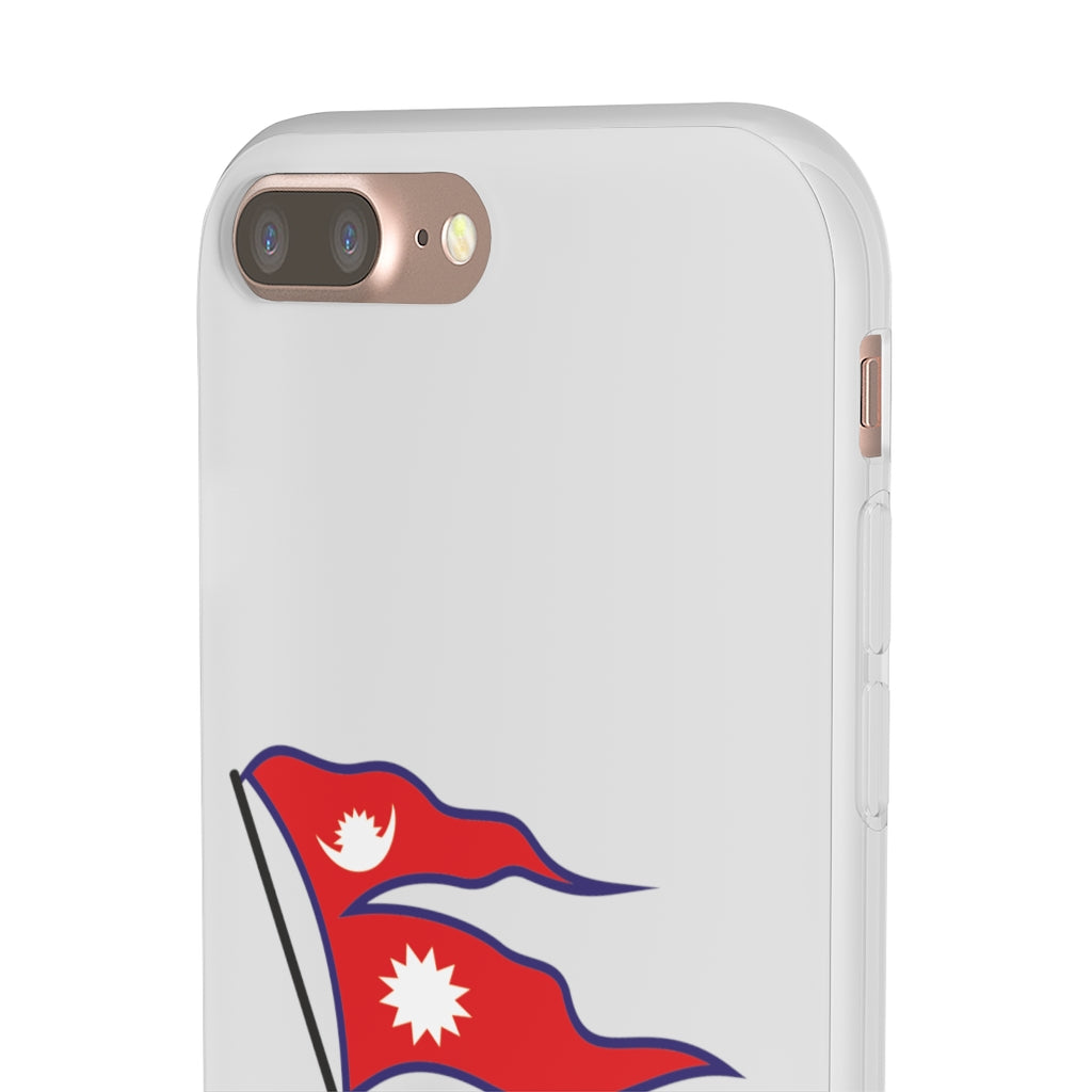 Flexi Phone Case with Nepali Flag