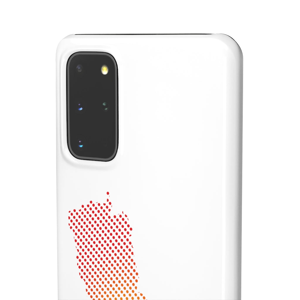 Slim Phone Case with Nepali New Map Dots पातलो