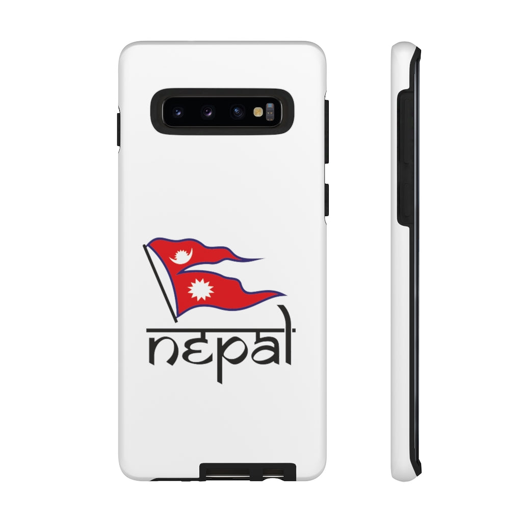 Nepali Flag printed Tough Premium Phone Case