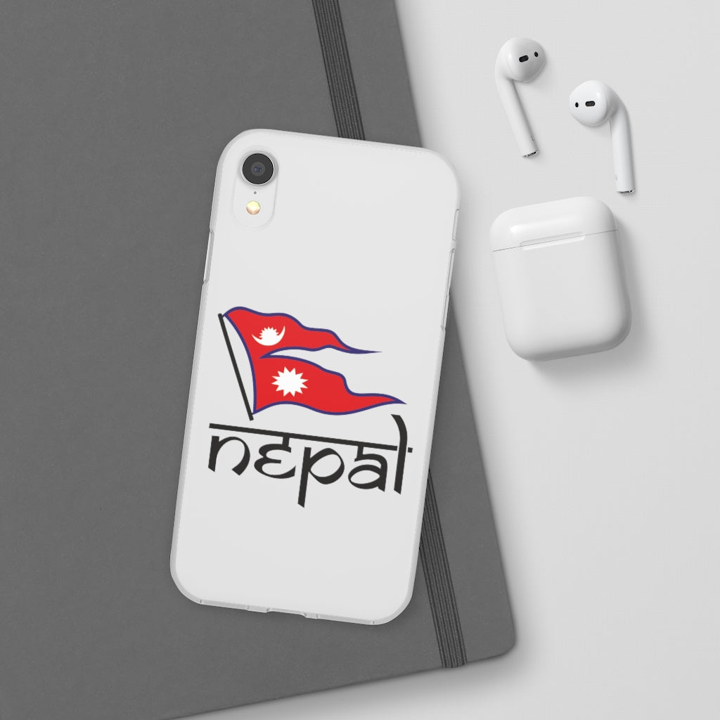 Flexi Phone Case with Nepali Flag
