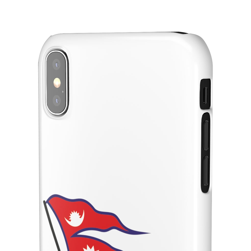 Light weight snap Phone Case with Nepali Flag