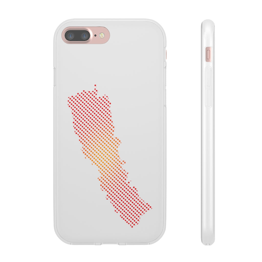 New Map of Nepal printed Flexi Phone Case