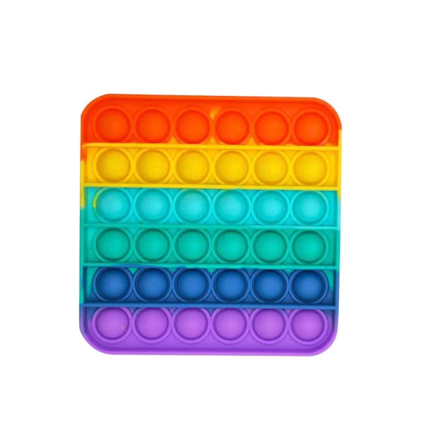 Push Pops Bubble Sensory Toy Autism Needs Squishy Stress Reliever Toys Adult Kid Funny Anti-stress Pops It Fidget Reliver Stress