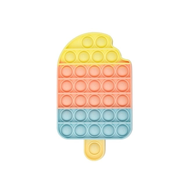 Push Pops Bubble Sensory Toy Autism Needs Squishy Stress Reliever Toys Adult Kid Funny Anti-stress Pops It Fidget Reliver Stress