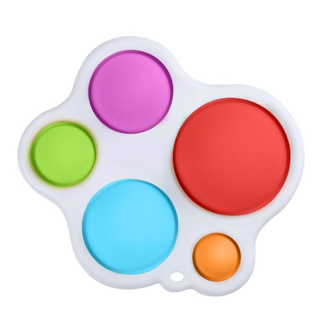 Push Pops Bubble Sensory Toy Autism Needs Squishy Stress Reliever Toys Adult Kid Funny Anti-stress Pops It Fidget Reliver Stress