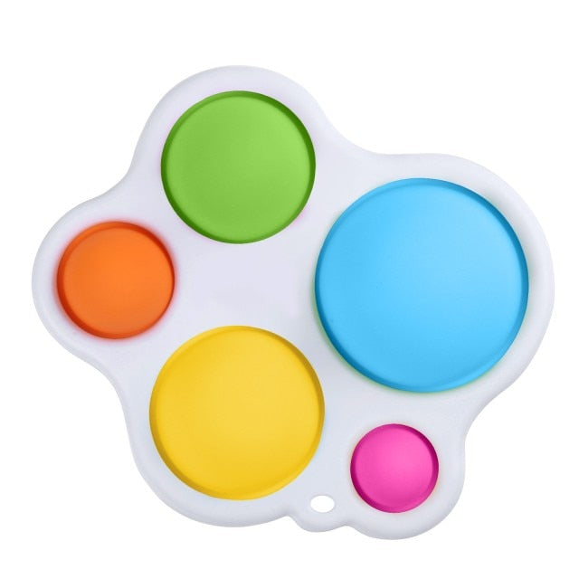 Push Pops Bubble Sensory Toy Autism Needs Squishy Stress Reliever Toys Adult Kid Funny Anti-stress Pops It Fidget Reliver Stress