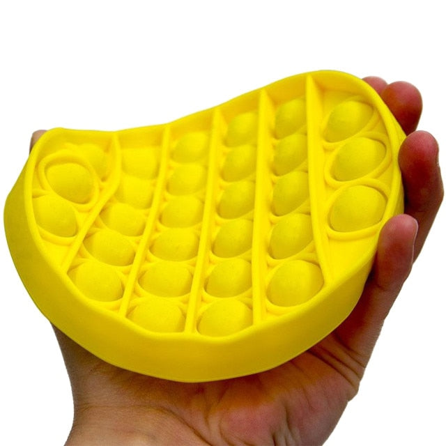 Push Pops Bubble Sensory Toy Autism Needs Squishy Stress Reliever Toys Adult Kid Funny Anti-stress Pops It Fidget Reliver Stress