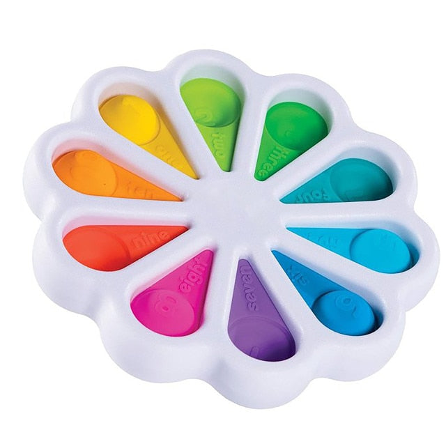 Push Pops Bubble Sensory Toy Autism Needs Squishy Stress Reliever Toys Adult Kid Funny Anti-stress Pops It Fidget Reliver Stress