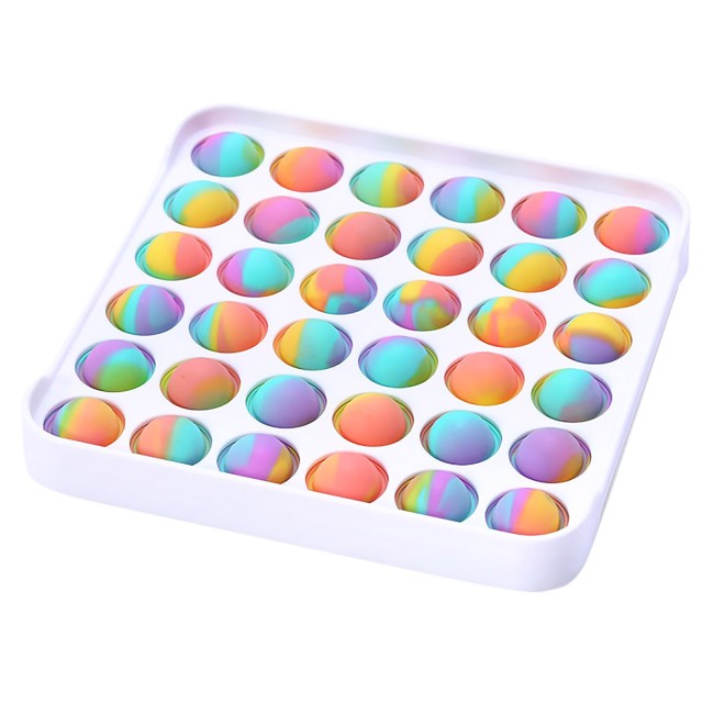 Push Pops Bubble Sensory Toy Autism Needs Squishy Stress Reliever Toys Adult Kid Funny Anti-stress Pops It Fidget Reliver Stress