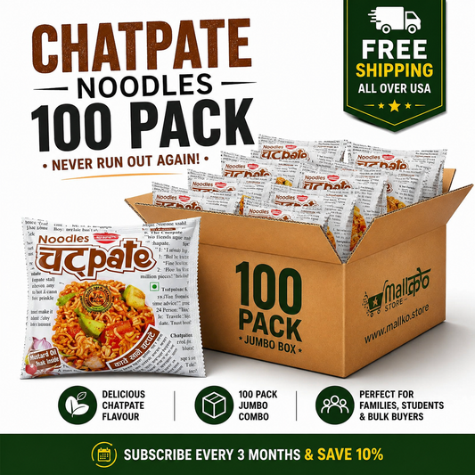 chatpatey noodle bulk size, family size