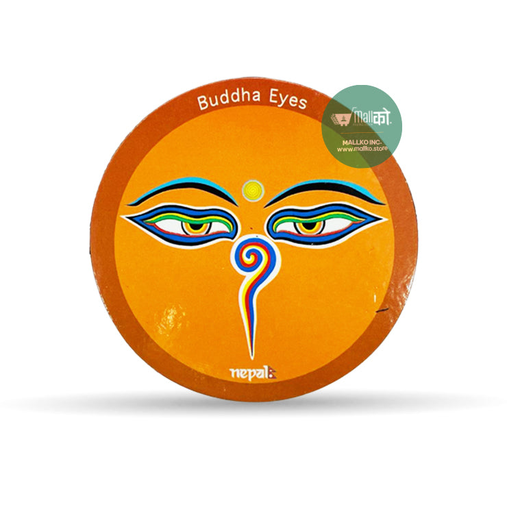 Fridge magnet - Buddha's Eye Orange