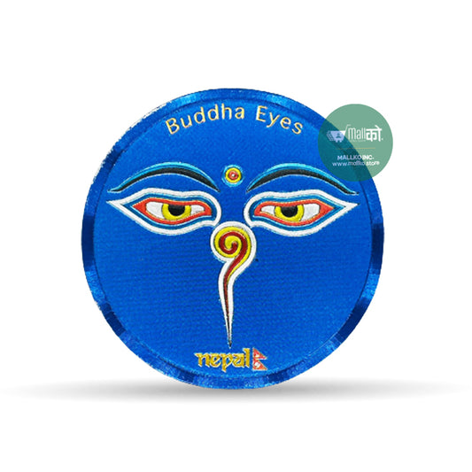 Fridge magnet - Buddha's Eye Blue
