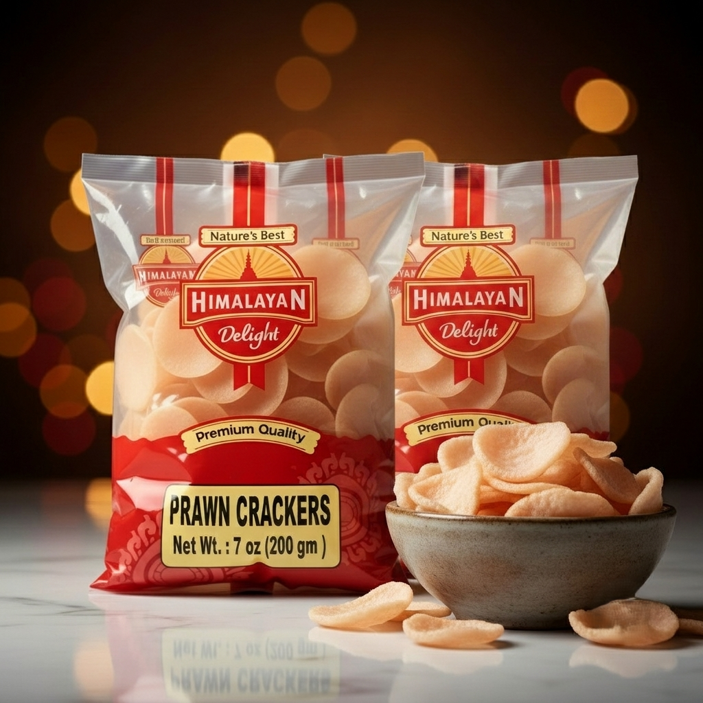 Prawn Crackers - Crispy Shrimp Flavored Seafood Snack