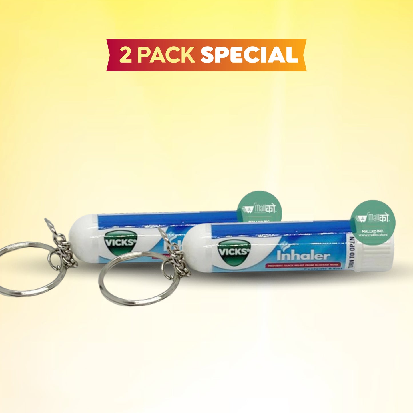 Vicks Inhaler Keychain