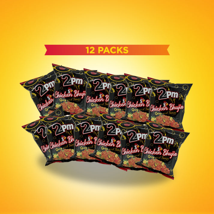 2pm chicken bhujiya 12 packs