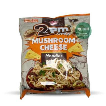 mushroom cheese noodles