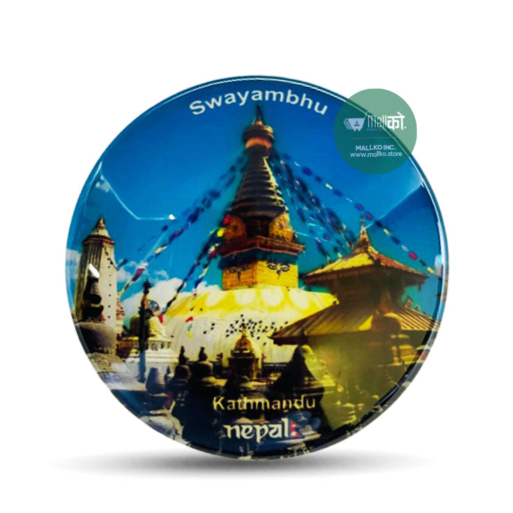 Fridge magnet Crystal - Swayambhunath