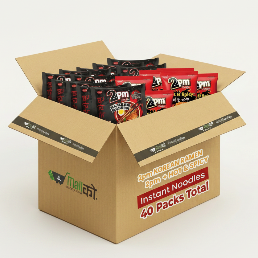 Hot n spicy and korean ramen mix 40 packs