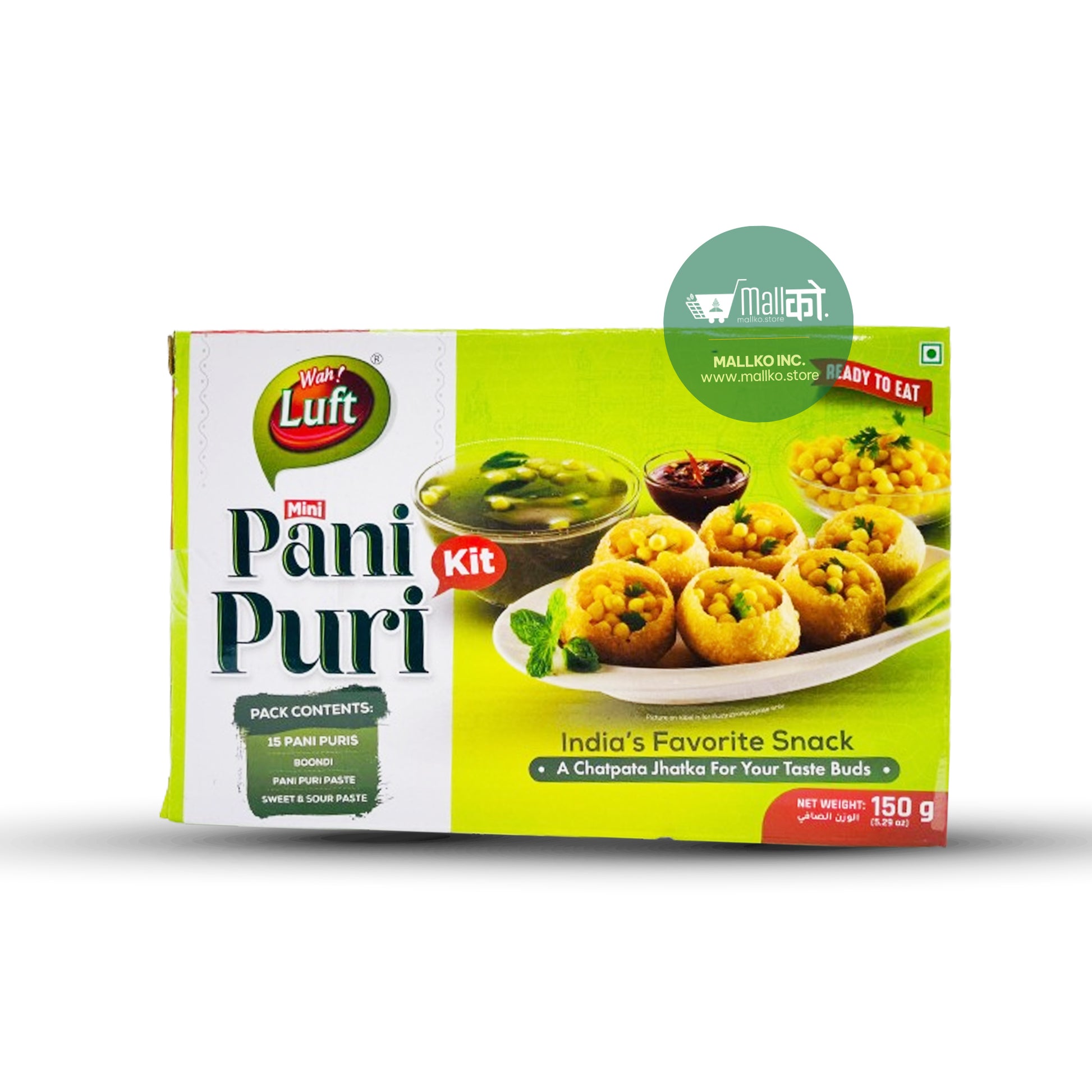 Ready to eat Pani Puri Kit 