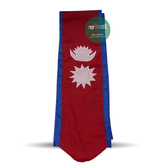 Nepali Flag Graduation  Sash