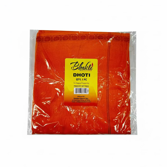 Classic Orange Dhoti