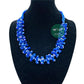 Blue necklace fashion jewelry for women