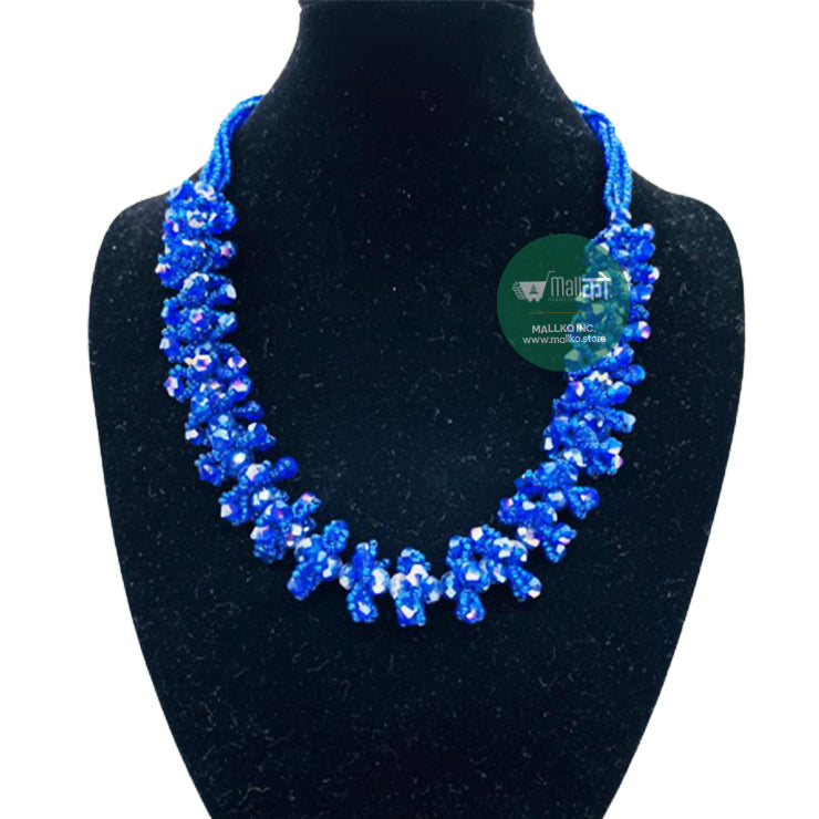 Blue necklace fashion jewelry for women