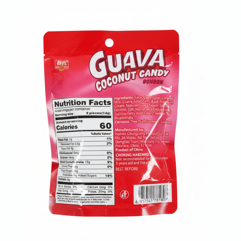 Guava coconut candy